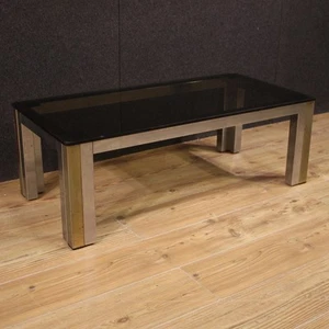Coffee Table Level Glass Table Modern Antiques Design Decor Years 70' - Imagen 1 de 12