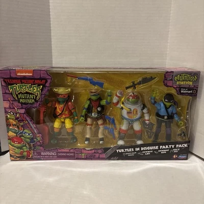 Teenage Mutant Ninja Turtles TMNT Mutant Mayhem Turtles In Disguise Party Pack Foto 1 de 3