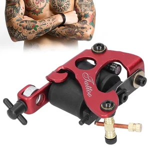 Tattoo Machine Dual Coils Professional Liner Shader Device Copper Cast For BeSA - Picture 1 of 12