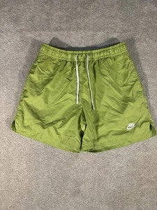 Pantalones Cortos Nike Sportswear Para Hombre Nike Tejido Flujo Verde Forrado 6" Talla. Grande - Imagen 1 de 9