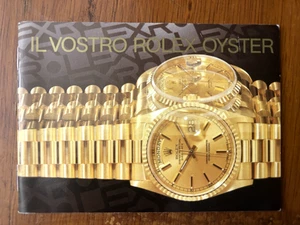 ROLEX - Libretto "Il Tuo Rolex Oyster" Italiano - 1998-99 - Foto 1 di 5