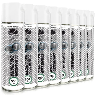 8 x AABCOOLING H&O Gas Air Duster 500 ml PURIFICATEUR D'AIR COMPRIMÉ CLAVIER ...