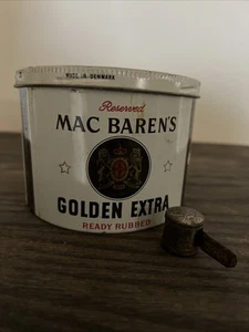 Vintage Mac Baren’s Tobacco Tin Golden Extra Tobacco Tin - Picture 1 of 2