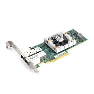 Dell 03PCN3 Qlogic QLE2662 Dual-Port 16GB FC PCIe 3.0 x8 NIC Full Height Bracket - Picture 1 of 2
