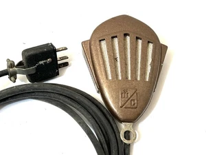 Antique 1940's Art Deco Webster Chicago Crystal Microphone UNTESTED Bronze Paint - Picture 1 of 2