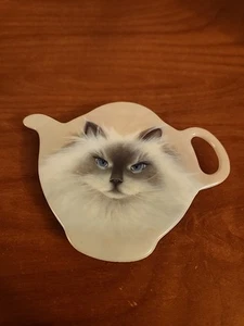 Porta Bolsa de Té MELAMINA-Hecho en Italia Gato Persa (N) - Imagen 1 de 5
