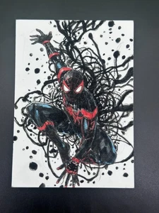 2024 PHOENIX Stuido MARVEL Original Sketch Cards 1/1 SPIDER-MAN - Picture 1 of 2