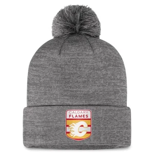 Herren Fanatics grau Calgary Flames authentisch Pro Home Eis Bündchen Strickmütze mit - Bild 1 von 2