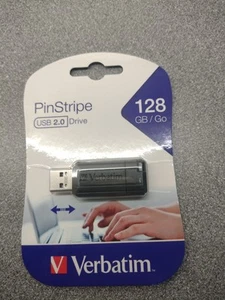 USB Memory Stick Verbatim Flash Pen Drive Back Up 128GB - Afbeelding 1 van 2