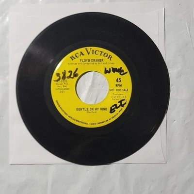 Floyd Cramer ~ Gentle On My Mind/ By The Time I Get To Phoenix~ RCA 45 Record - Image 1 of 4