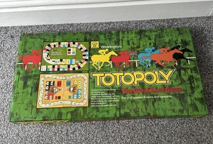 Totopoly Brettspiel Das große Rennspiel 1972 Waddingtons Vintage - noch versiegelt - Bild 1 von 6