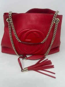 GUCCI TASCHE SOHO NEU PEBBLED MEDIUM CHAIN LEDER TOTE (LP9024078) - Bild 1 von 8