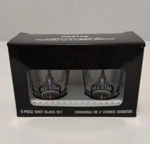 NBA All Star Game Toronto 2016 2 PC Shot Glass Set Basketball Hunter NEW - Picture 1 of 5
