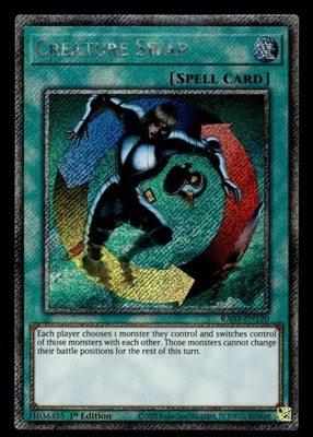 Tarjeta Yugioh Creature Swap RA03-EN120 Secreta Rara 1ª Edición Foto 1 de 2