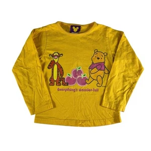 Vintage Disney Pooh Girls Size 4T Long Sleeve T-Shirt Winnie Tigger Youth Cute - Picture 1 of 7