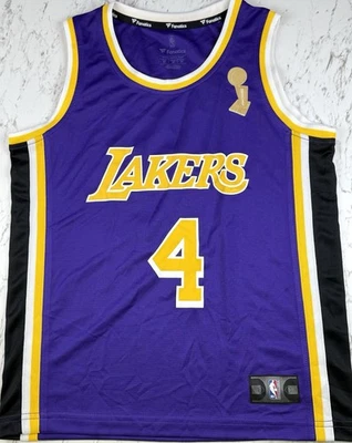 Fanatics Los Angeles Lakers Alex Caruso #4 Finals Jersey Youth Medium NEW NBA - Image 1 of 4