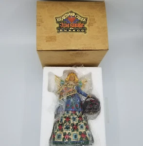 Jim Shore Angel with Basket of Roses 2002 Figurine 105168 Heartwood Creek Enesco - Picture 1 of 11