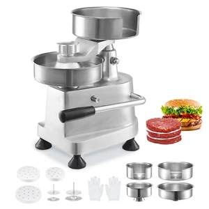 VEVOR 4"/5"/6" Commercial Burger Patty Maker Hamburger Press Forming Machine - Picture 1 of 12