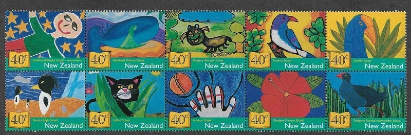 FESTIVAL DEL LIBRO DE NUEVA ZELANDA 2002 MNH ANIMACIÓN DE DIBUJOS ANIMADOS Foto 1 de 1