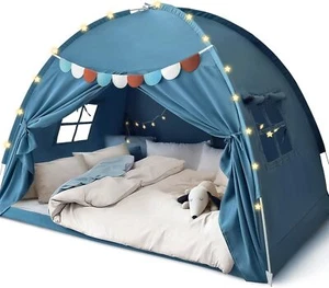 Twin Bed Tent for Kids Bed Canopy Tent on Bed Sleep inside FREE SHIPPING - Picture 1 of 16
