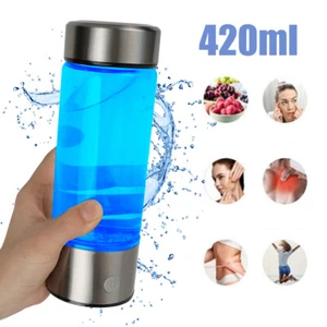 420ml Hydrogen Water Bottle USB Rechargeable Hydrogen Rich Generator Water Cup - Picture 1 of 14