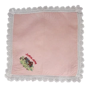 Handkerchief Vintage Top Pocket Square Hanky 1930s 1940s Bolton Abbey - Picture 1 of 12