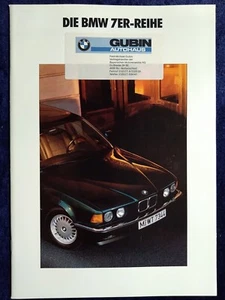 BMW 7er Reihe, E 32 Prospekt, 2.1990, Modelle: 730i, 735i, 735iL - Picture 1 of 9