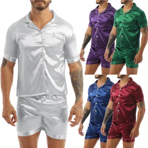 Accappatoio uomo seta raso kimono accappatoio uomo pigiama con cappuccio pigiama sexy - Foto 1 di 69
