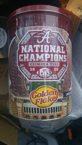 2020 Alabama Golden Flake National Champions Tin - Picture 1 of 7