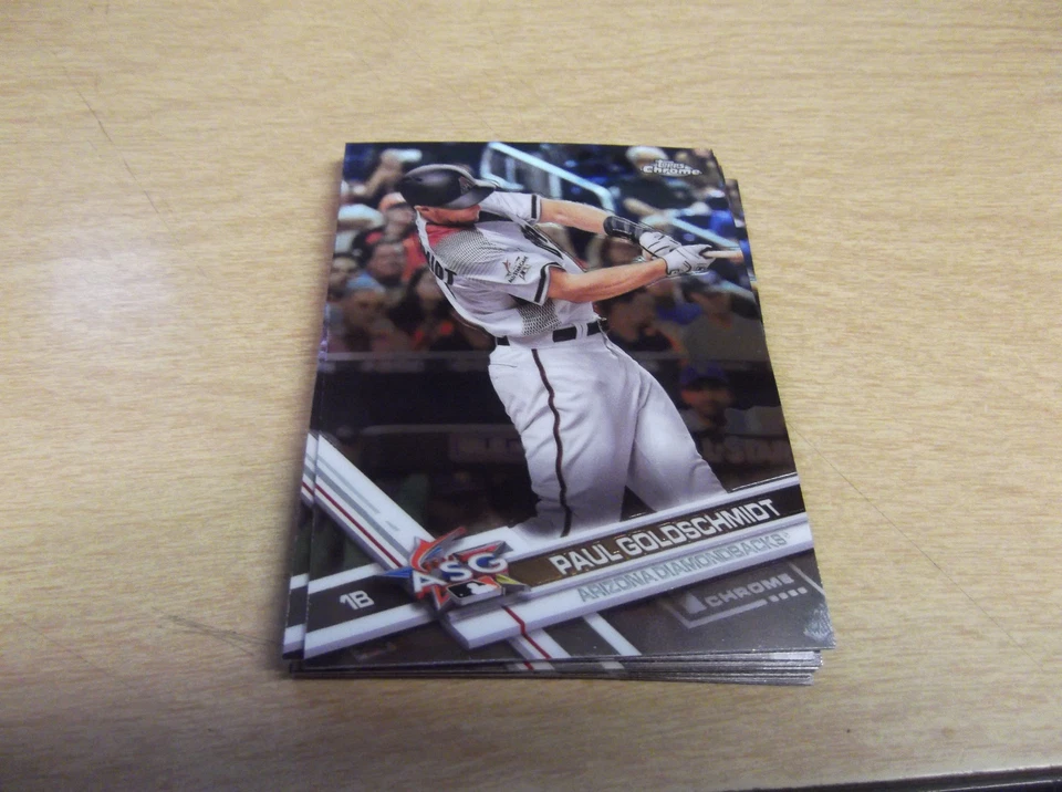 2017 TOPPS CHROME UPDATE #HMT9 PAUL GOLDSCHMIDT ARIZONA - Image 1 of 1