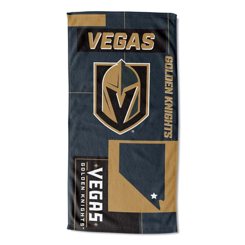 Northwest NHL Las Vegas Golden Knights State Line Beach Towel Cover