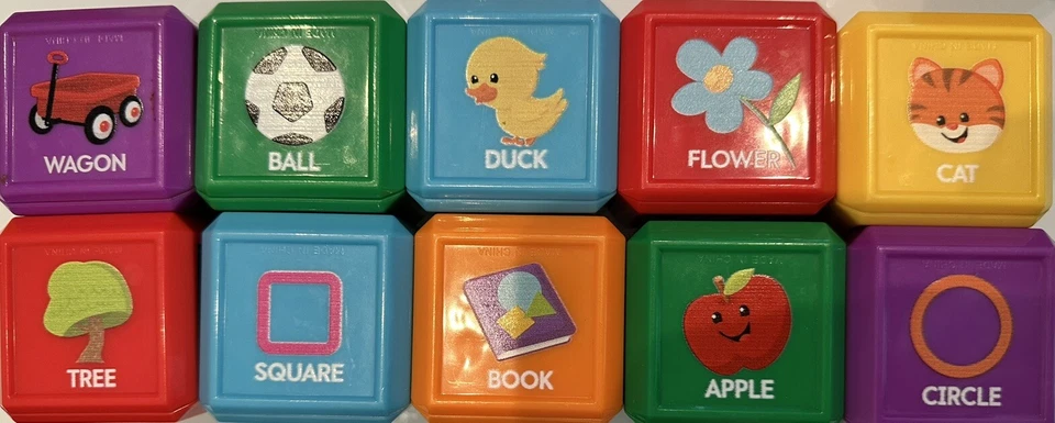 10 ~ Fisher Price смех выучить первые слова Smart щенок замены блоков - Изображение 1 из 1