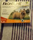 FRONTLINE Plus Flea and Tick Control for 5-22 lbs Dogs ,New 