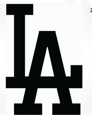 Los Angeles LA Dodgers Logo Vinyl Die Cut Decal Sticker Choose Size And Color - Image 1 of 4