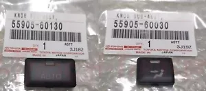TOYOTA Genuine 55905-60130 (x5) 55905-60040 (x5) Control Switch Button Land Crui - Picture 1 of 1