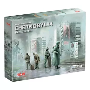 ICM 35904 Plastic model figures kit 1:35 Chernobyl #4 Deactivators (4 figures) - Picture 1 of 21