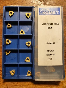 20 Stück KOMET W28 17010.0464 BK4 Wendeschneidplatten Wendeplatten - Bild 1 von 1