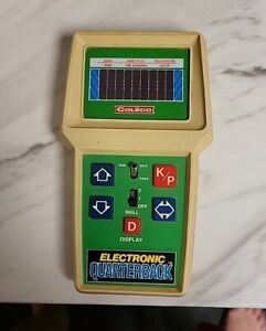 1978 Coleco Electronic Quarterback Handheld Vintage Video game Tested WORKS
