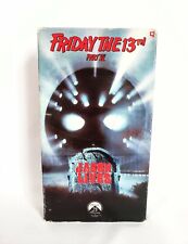 Friday the 13th Part VI 6 Jason Lives VHS Video 1987 Horror Movie Paramount 