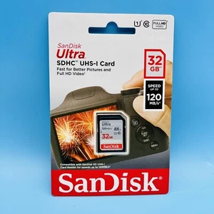 Carte mémoire SDHC SanDisk 32 Go Ultra UHS-I - Photo 1 sur 3