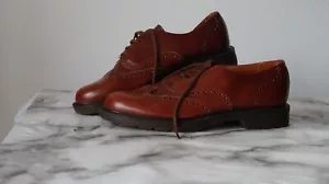 Hush Puppies Missouri Brown Leather brogues size 8 - Picture 1 of 11