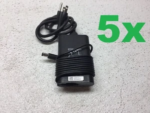 Mixed Lot of 5 Genuine Dell 65W 19.5V 3.34A Adapter Chargers LA65NM130 HA65NM130 - Picture 1 of 5