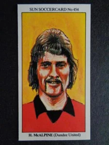 The Sun Soccercards 1978-79 - Hamish McAlpine - Dundee United #454 - Picture 1 of 2