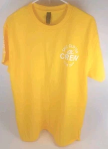 Eric Clapton Local Crew 2024 Tour  Yellow T-Shirt Size L - Picture 1 of 5