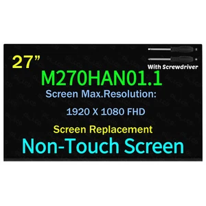 27" for HP 27-D 27-dp0053w LED LCD Non-Touch Screen Display FHD 1920×1080 30Pin - Picture 1 of 3