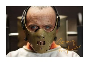 Anthony Hopkins Hannibal Lecter A4 signed photo picture poster Choice of frame. - Imagen 1 de 4