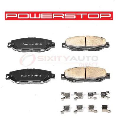 PowerStop Rear Disc Brake Pad & Hardware Kit for 1993-2000 Lexus LS400 - sq - Image 1 of 4