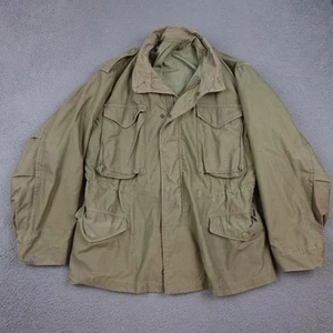 Vintage John Ownbey M-65 Feldjacke Herren Medium Regular Olivgrün Army 70s - Bild 1 von 12