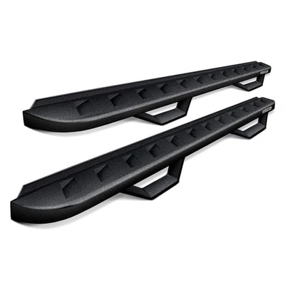 For Nissan Frontier 05-25 Go Rhino 6" RB10 Cab Length Black Running Boards — 第 1/4 张图片