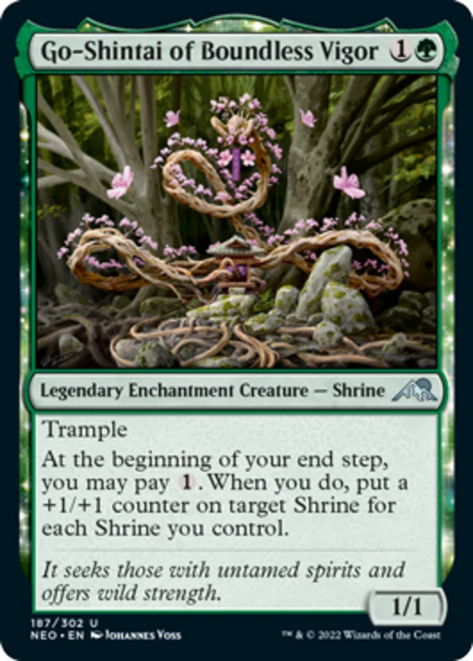 x1 Go-Shintai of Boundless Vigor - Kamigawa: Neon Dynasty - NM - MTG - Image 1 of 1